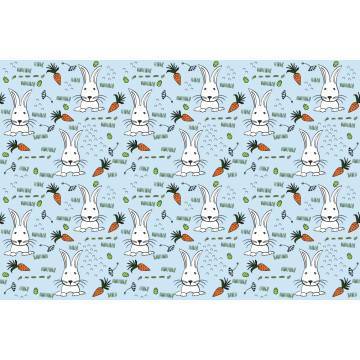 Wallpaper Hand drawed rabbits, pattern 2