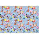 Wallpaper Animals with balloons (boy), pattern
