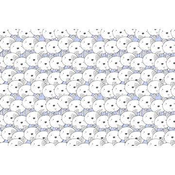 Wallpaper Cute cats (boy), pattern 2