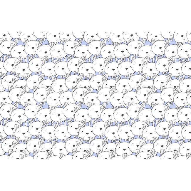 Cute cats (boy), ταπετσαρία τοίχου με μοτίβo