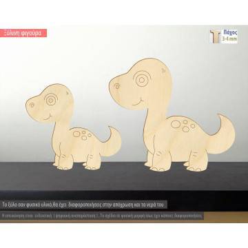 Wooden  Dinosaur decorative figure