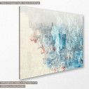 Canvas print Abstract colorful  city, side