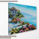 Canvas print House near sea II, side