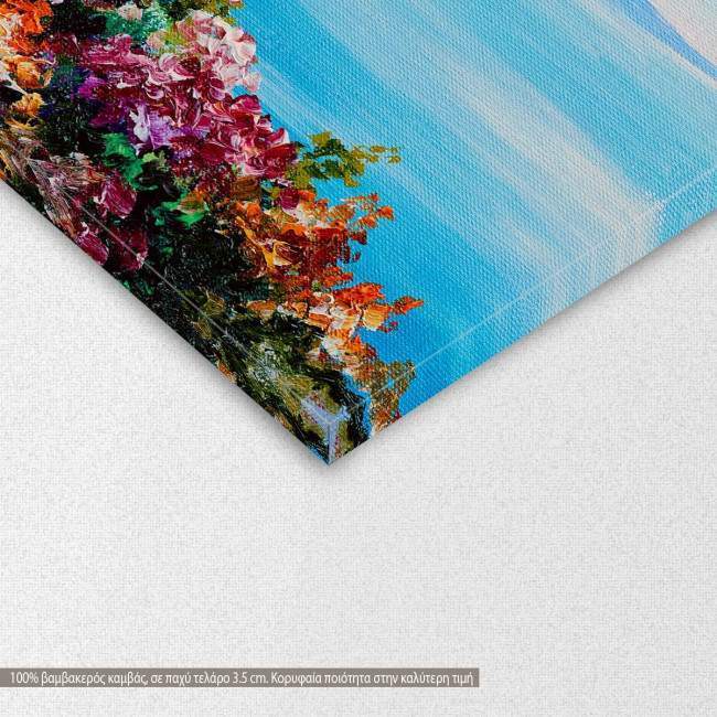 Canvas print House near sea II, detail