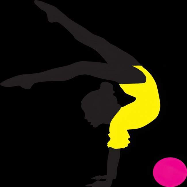 Wall stickers Rhythmic gymnastics, ball