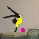 Wall stickers Rhythmic gymnastics, ball
