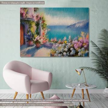 Canvas print House near sea I