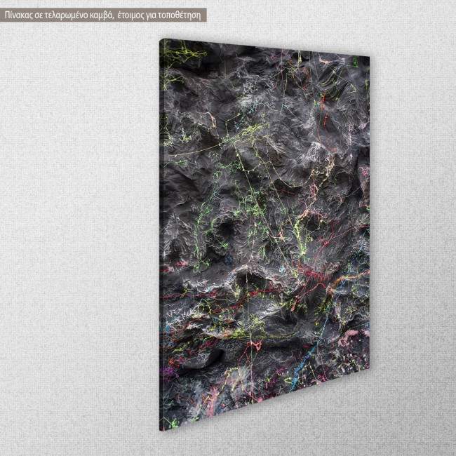 Canvas print Abstract selection LXXIX, side