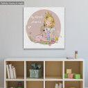 Kids canvas print My little unicorn princess