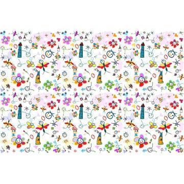 Wallpaper Smiling kids, pattern 2