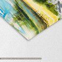Canvas print Lake at mountain, Lake with Mountains, detail