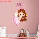 Wall stickers Little fairy with name