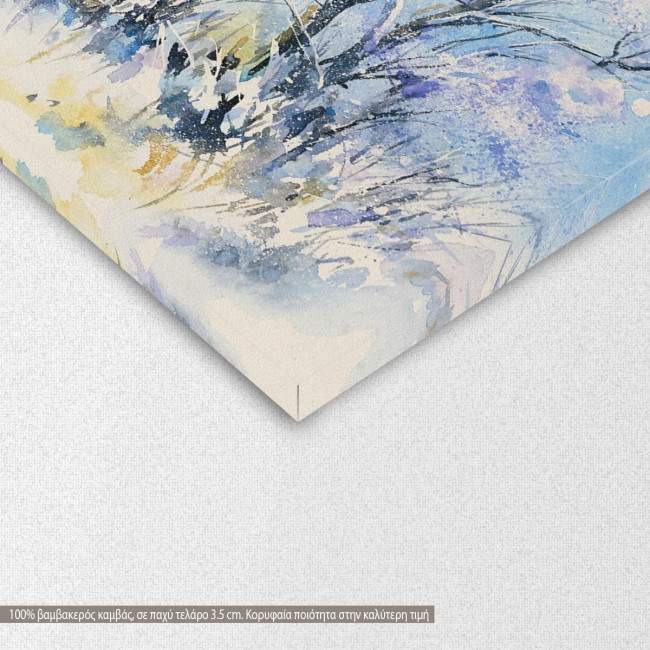 Canvas print Winter landscape, detail