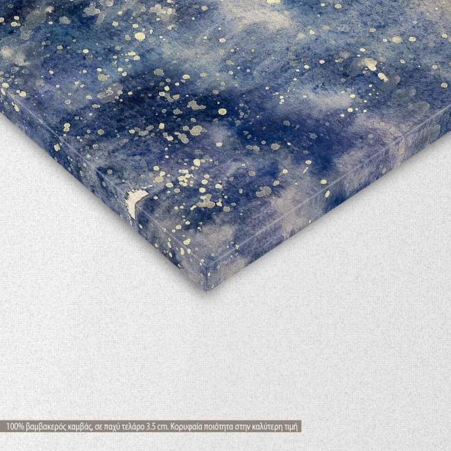 Canvas print Snowy blizzard, detail