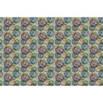 Wallpaper Spirals pattern, pattern 2