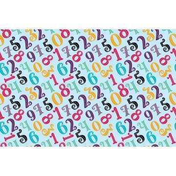 Wallpaper Number background (blue), pattern 2