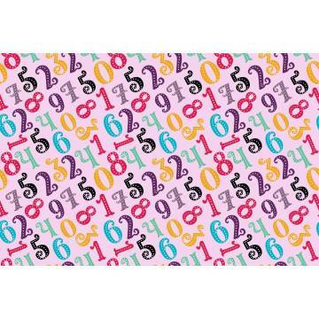 Wallpaper Number background (roz), pattern 2