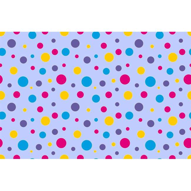 Wallpaper Polka dot (blue), pattern
