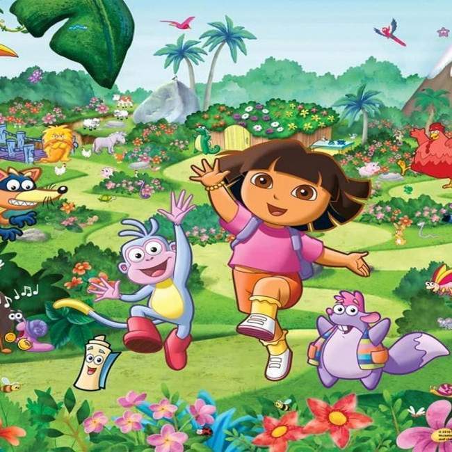 Dora η μικρή εξερευνήτρια, φωτογραφική ταπετσαρία