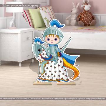 Wooden figure Knight at horse 2