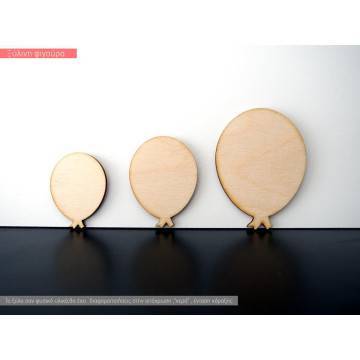 Wooden Balloon  decorative figure