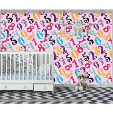 Wallpaper Number background (roz), pattern