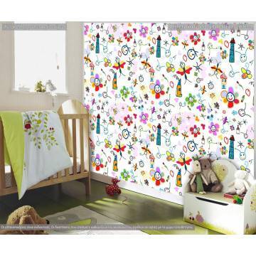 Ταπετσαρία τοίχου Smiling kids, μοτίβο