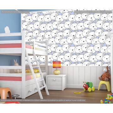 Wallpaper Cute cats (boy), pattern