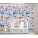 Wallpaper Animals with balloons (boy), pattern