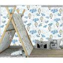 Wallpaper Clouds and balloons, pattern