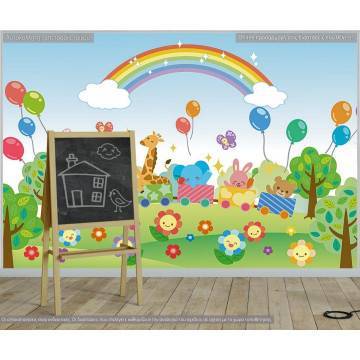 Ταπετσαρία τοίχου Βόλτα στην εξοχή