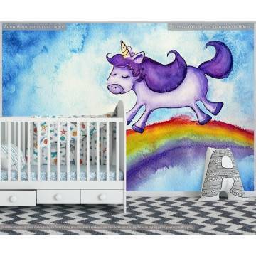 Ταπετσαρία τοίχου Unicorn dream