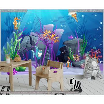 Wallpaper Sea floor life