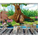Wallpaper Tree house at forest