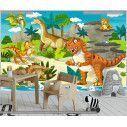 Wallpaper The dinosaur land