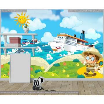 Wallpaper Little boat explorer