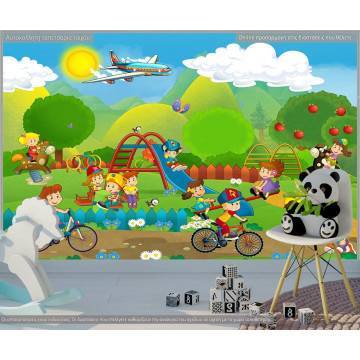 Ταπετσαρία τοίχου At the playground