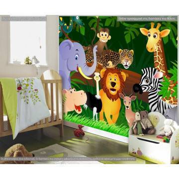 Wallpaper Happy jungle party