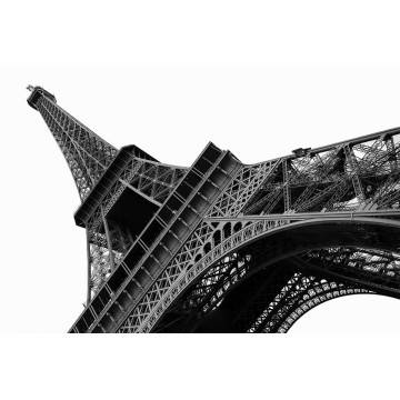 Wallpaper Eiffel tower grayscale 2