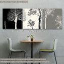 Πίνακας σε καμβά Δέντρα, Trees, τρίπτυχος 3