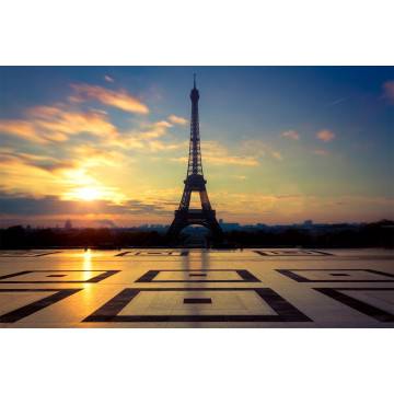 Wallpaper Eiffel Tower, sunrise 2