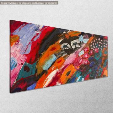 Canvas print Abstract selection XCIII panoramic Framed canvas View 1 2
