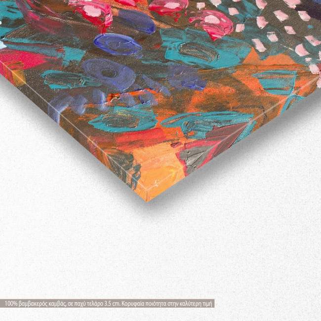 Canvas print Abstract selection XCIII, panoramic, detail