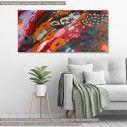 Canvas print Abstract selection XCIII, panoramic