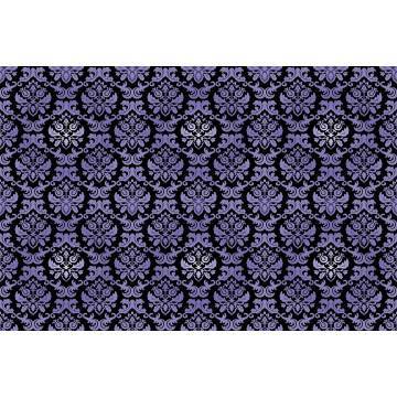Wallpaper Three - dimensional pattern in black and purple 2