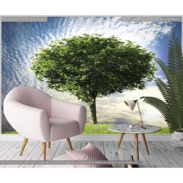 Ταπετσαρία τοίχου Μοναχικό δέντρο