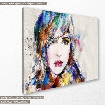 Canvas print Beautiful woman face 2