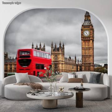 London scenery, ταπετσαρία τοίχου φωτογραφική