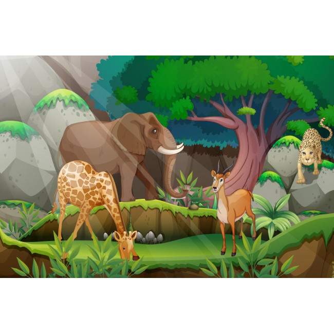 Jungle, φωτογραφική ταπετσαρία