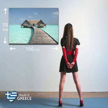 Πίνακας σε καμβά Σπίτι στη θάλασσα